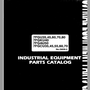 Toyota 7FGU35, 7FGU45, 7FGU60, 7FGU70, 7FGU80, 7FGKU40 Forklift Repair Manual - Image 3