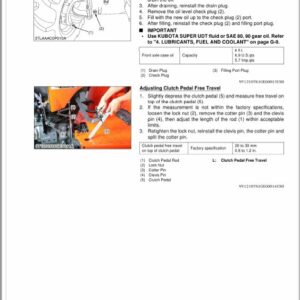 Kubota L4600 Tractor Workshop Repair Manual - Image 2