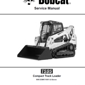 Bobcat T595 Compact Track Loader Service Repair Manual