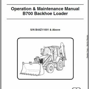 Bobcat B700 Loader Service Repair Manual - Image 2