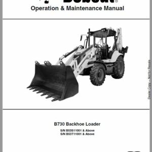 Bobcat B730 Loader Service Repair Manual - Image 2