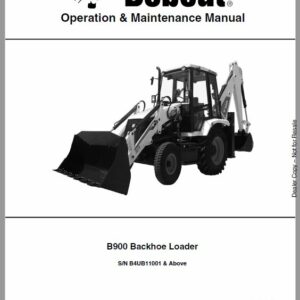 Bobcat B900 Loader Service Repair Manual - Image 2