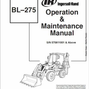 Bobcat BL275 Loader Service Repair Manual - Image 2