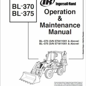 Bobcat BL370, BL375 Loader Service Repair Manual - Image 2