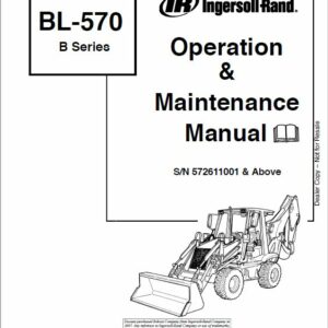 Bobcat BL570 (B-Series) Loader Service Repair Manual - Image 2