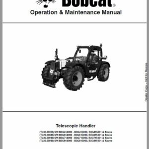 Bobcat TL26.60, TL30.60 versaHANDLER Telescopic Service Repair Manual - Image 2