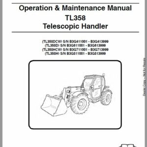 Bobcat TL358 versaHANDLER Telescopic Service Repair Manual - Image 2