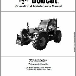 Bobcat TL43.80, TL43.80X, TL43.80X2 versaHANDLER Telescopic Service Repair Manual - Image 2