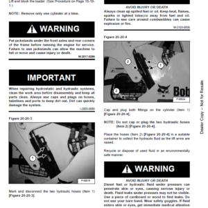 Bobcat T595 Compact Track Loader Service Repair Manual - Image 3