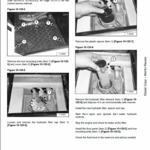 Bobcat B200 Loader Service Repair Manual - Image 3