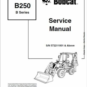 Bobcat B250 Loader Service Repair Manual - Image 3