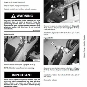 Bobcat BL370, BL375 Loader Service Repair Manual - Image 3