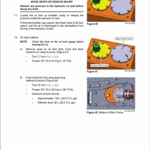 Bobcat E145 Compact Excavator Service Repair Manual - Image 3