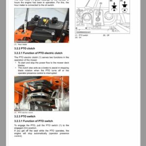 Kubota Z231JW-AU Zero Turn Mower Workshop Repair Manual - Image 3