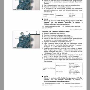 Kubota ZD1011-AU Mower Workshop Repair Manual - Image 3