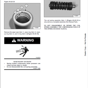 Bobcat T595 Compact Track Loader Service Repair Manual - Image 4