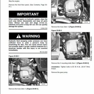 Bobcat BL370 (B-Series) Loader Service Repair Manual - Image 4