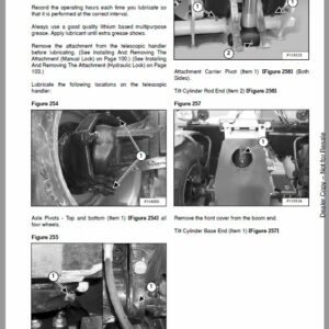 Bobcat TL358 versaHANDLER Telescopic Service Repair Manual - Image 4