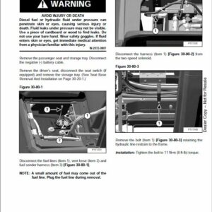 Bobcat 3600 Toolcat Utility Vehicle Service Repair Manual - Image 4