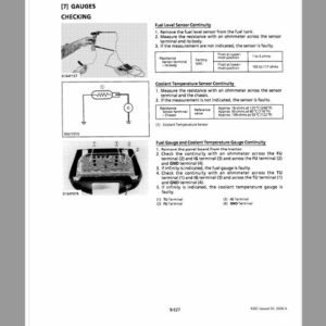 Kubota L35, TL720, BT900 Tractor Workshop Repair Manual - Image 4