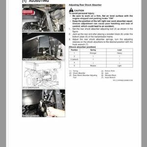 Kubota RTV-X1140 Utility Vehicle Workshop Service Repair Manual - Image 4