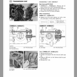 Kubota M4950DT, M5950DT, M6950DT, M7950DT Tractor Workshop Service Repair Manual - Image 4