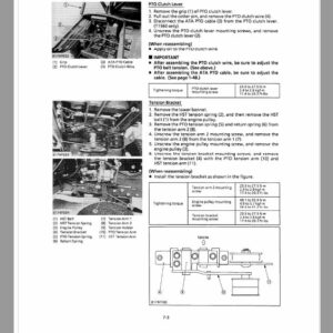 Kubota T1460, T1560, T1760 Lawn Mower Workshop Repair Manual - Image 4