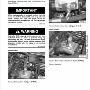 Bobcat B100 Loader Service Repair Manual - Image 4