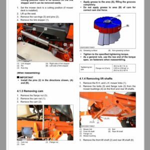 Kubota Z411KW-AU, Z421KW-AU, Z412KW-AU, Z422KW-AU Mower Repair Manual - Image 4