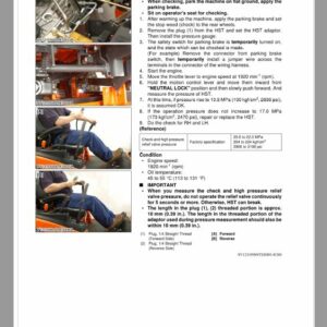 Kubota ZG332 Zero Turn Mower Workshop Repair Manual - Image 4