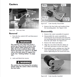 Toyota 6HBW30, 6HBE30, 6HBC30, 6HBE40, 6HBC40, 6TB50 Pallet Jack Repair Manual - Image 5