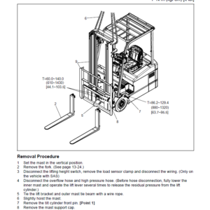 Toyota 7FBE10, 7FBE13, 7FBE15, 7FBE18, 7FBE20 Forklift Repair Manual - Image 5