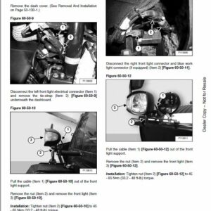 Bobcat TL358 versaHANDLER Telescopic Service Repair Manual - Image 5