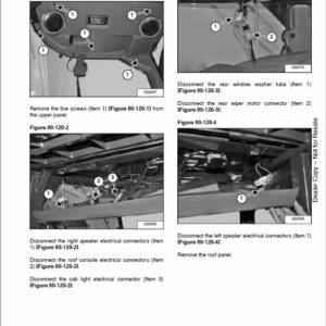 Bobcat TL360, TL360X, TL470, TL470X, TL470HF, TL470XHF Telescopic Service Repair Manual - Image 5