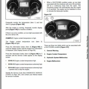 Bobcat TL43.80, TL43.80X, TL43.80X2 versaHANDLER Telescopic Service Repair Manual - Image 5