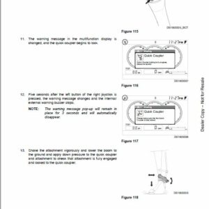 Bobcat E145 Compact Excavator Service Repair Manual - Image 4