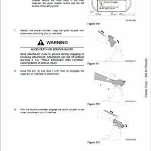 Bobcat E165 Compact Excavator Service Repair Manual - Image 4