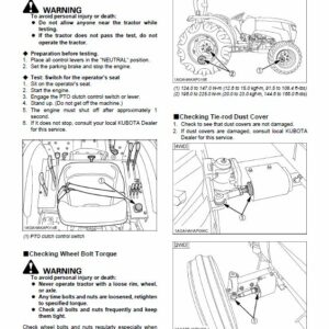 Kubota MX5200 Tractor Workshop Service Repair Manual - Image 5