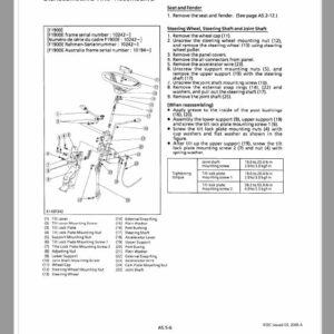 Kubota F1900, F1900E Front Mower Workshop Repair Manual - Image 5