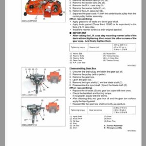 Kubota GZD21 Zero Turn Mower Workshop Repair Manual - Image 5