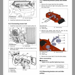 Kubota Z231BR-AU, Z231KH-AU, Z251BR-AU, Z251KH-AU Mower Repair Manual - Image 5