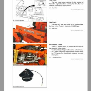 Kubota ZG124E, ZG123S, ZG127E, ZG127S Mower Workshop Repair Manual - Image 5