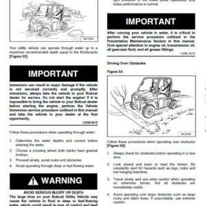 Bobcat UV34, UV34XL Utility Vehicle Service Repair Manual - Image 3