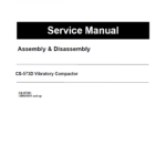 Caterpillar CAT CS-573D Vibratory Compactor Service Repair Manual (CMK00001 and up)