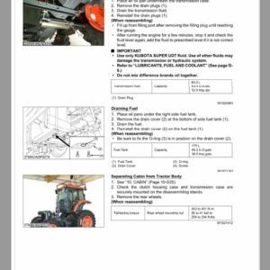 Kubota M95S, M105S Tractor Workshop Service Repair Manual - Image 3