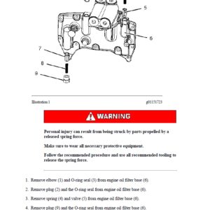 Caterpillar CAT 140M Motor Grader Service Repair Manual (B9M00001 and up) - Image 4