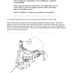 Caterpillar CAT 160M Motor Grader Service Repair Manual (B9E00001 and up) - Image 4