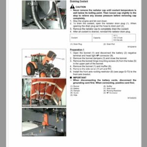 Kubota M95S, M105S Tractor Workshop Service Repair Manual - Image 5