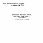 John Deere 4045 4-Valve Diesel Engine Level 34 ECU Service Repair Manual (CTM120119)