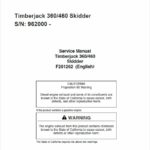 Timberjack 360, 460 Skidder Service Repair Manual (SN 96200 and up) - Image 2